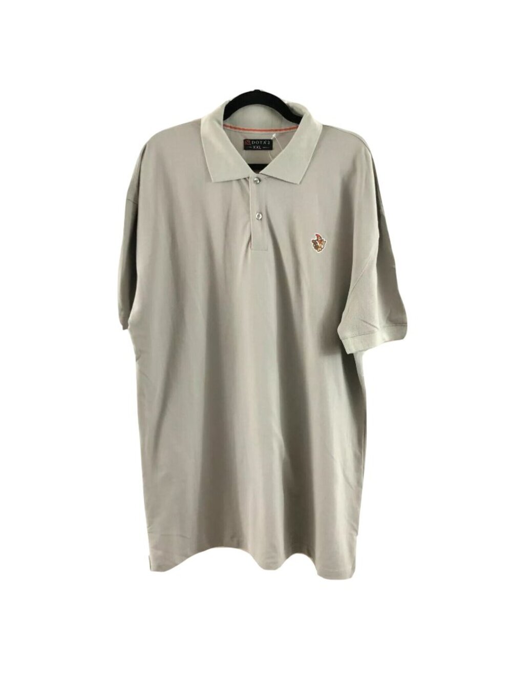 Dota 2 Mens Polo Shirt Short Sleeve Dolfrat Roshinante Gray Size S